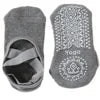 Women Non-slip Yoga Socks Criss Cross Pilates Socks for Ballet Dance Fitness - Grey
