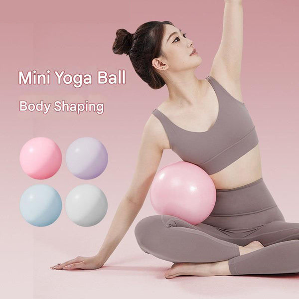 Anti-Burst Thick Mini Yoga Ball | Small Pilates Exercise Ball | Balance & Fitness Tool