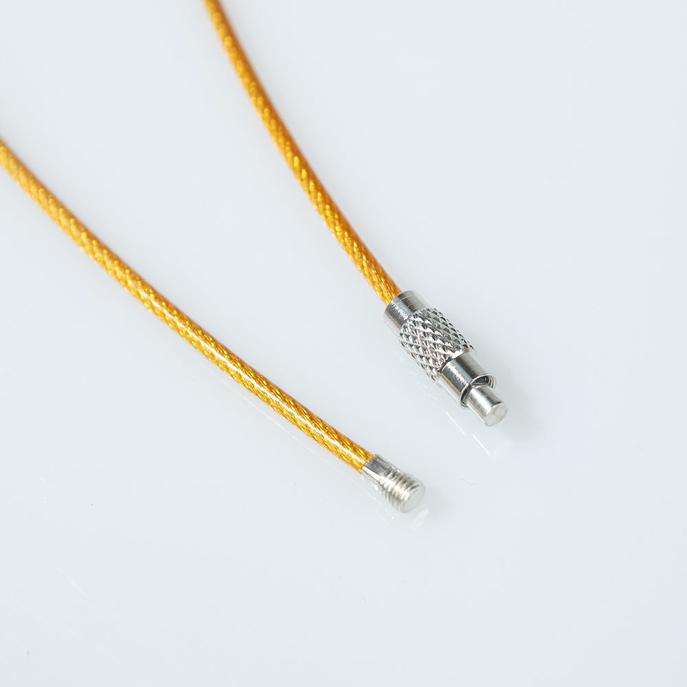 10Pcs Colorful EDC Wire Keychain Cable