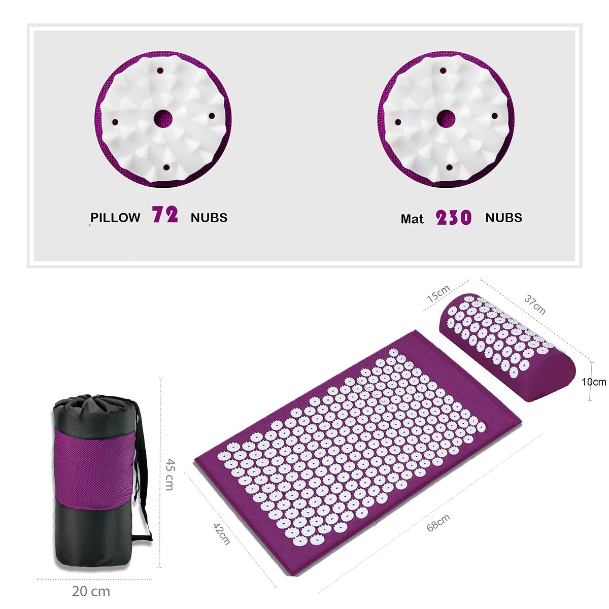 Yoga Acupuncture Mat Massage Relieve Stress