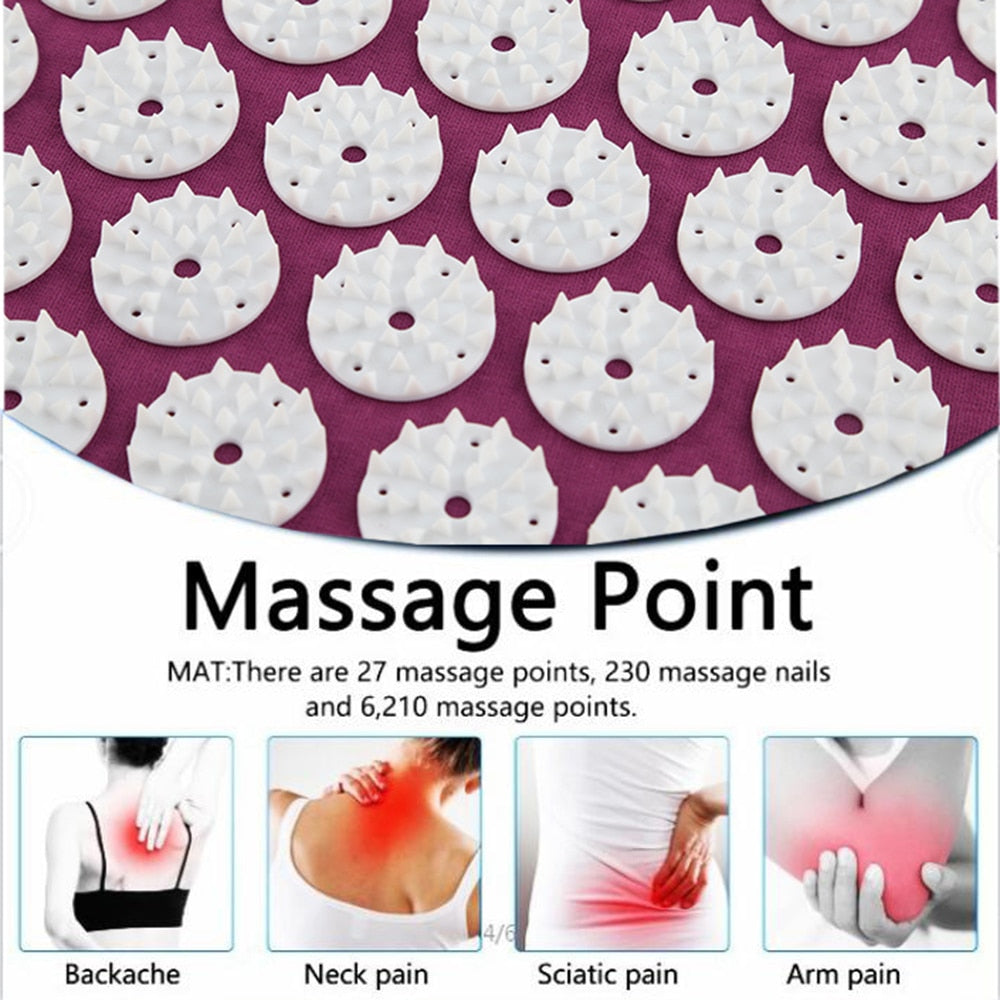 Yoga Acupuncture Mat Massage Relieve Stress