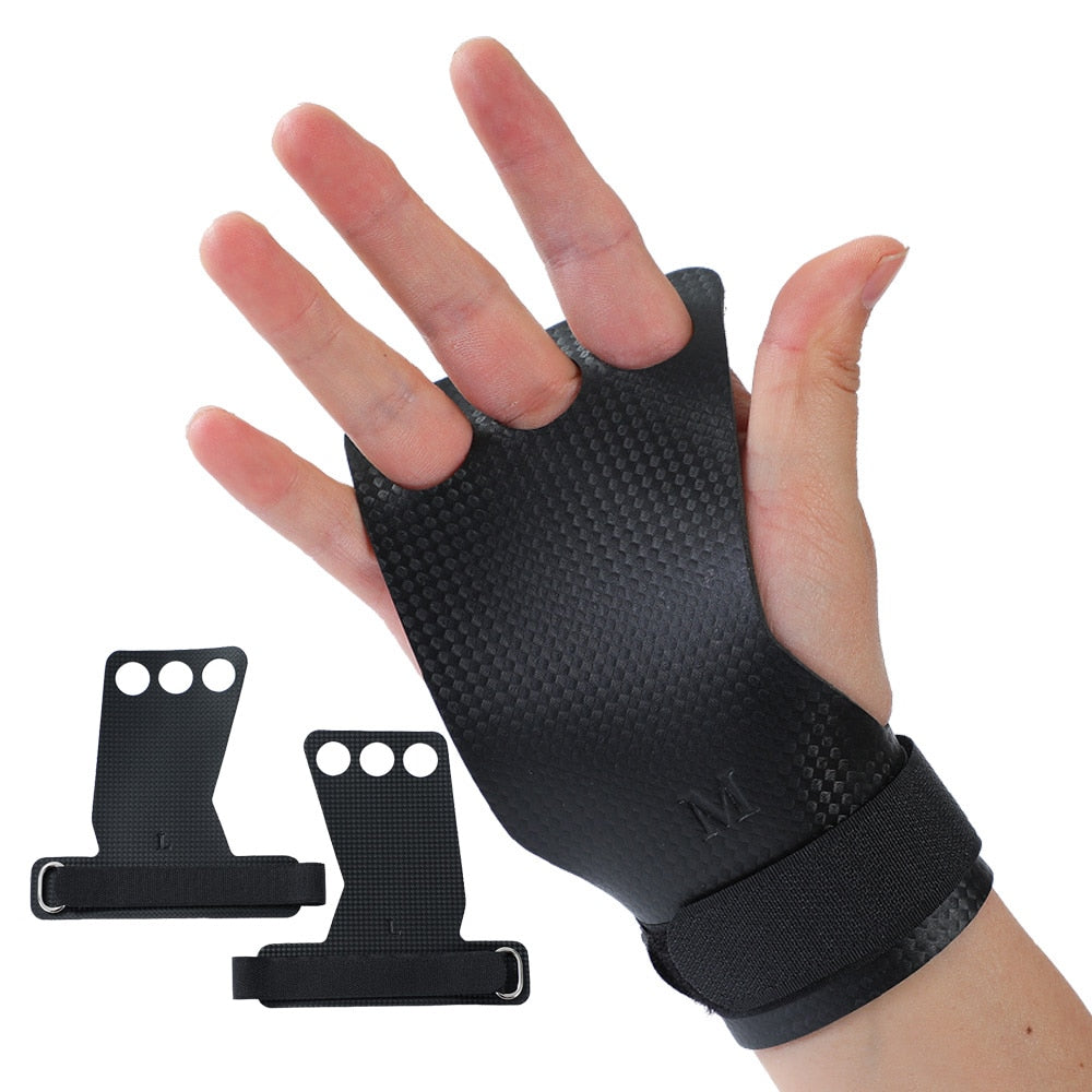 Carbon Hand Grips for Gymnastics Cross Training Weightlifting