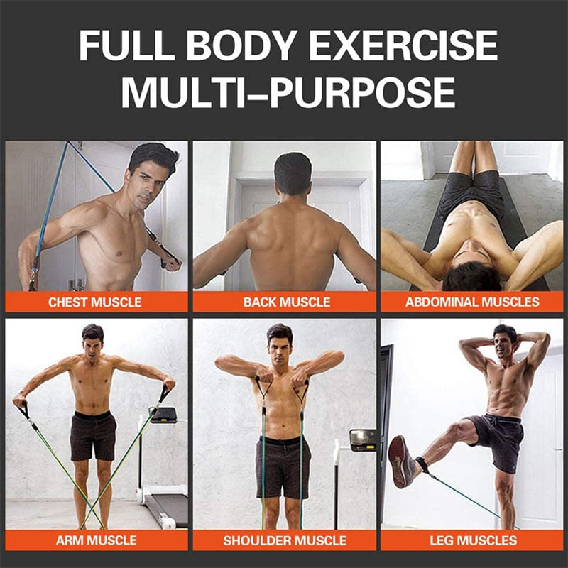 Yoga Rubber Pulling Loop Set for Men Home Gym Exercise Equipment