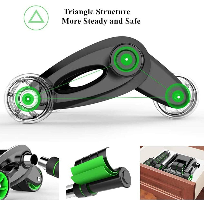 Uscowell Abs Roller Wheel, Foldable & Portable Workout Equipment