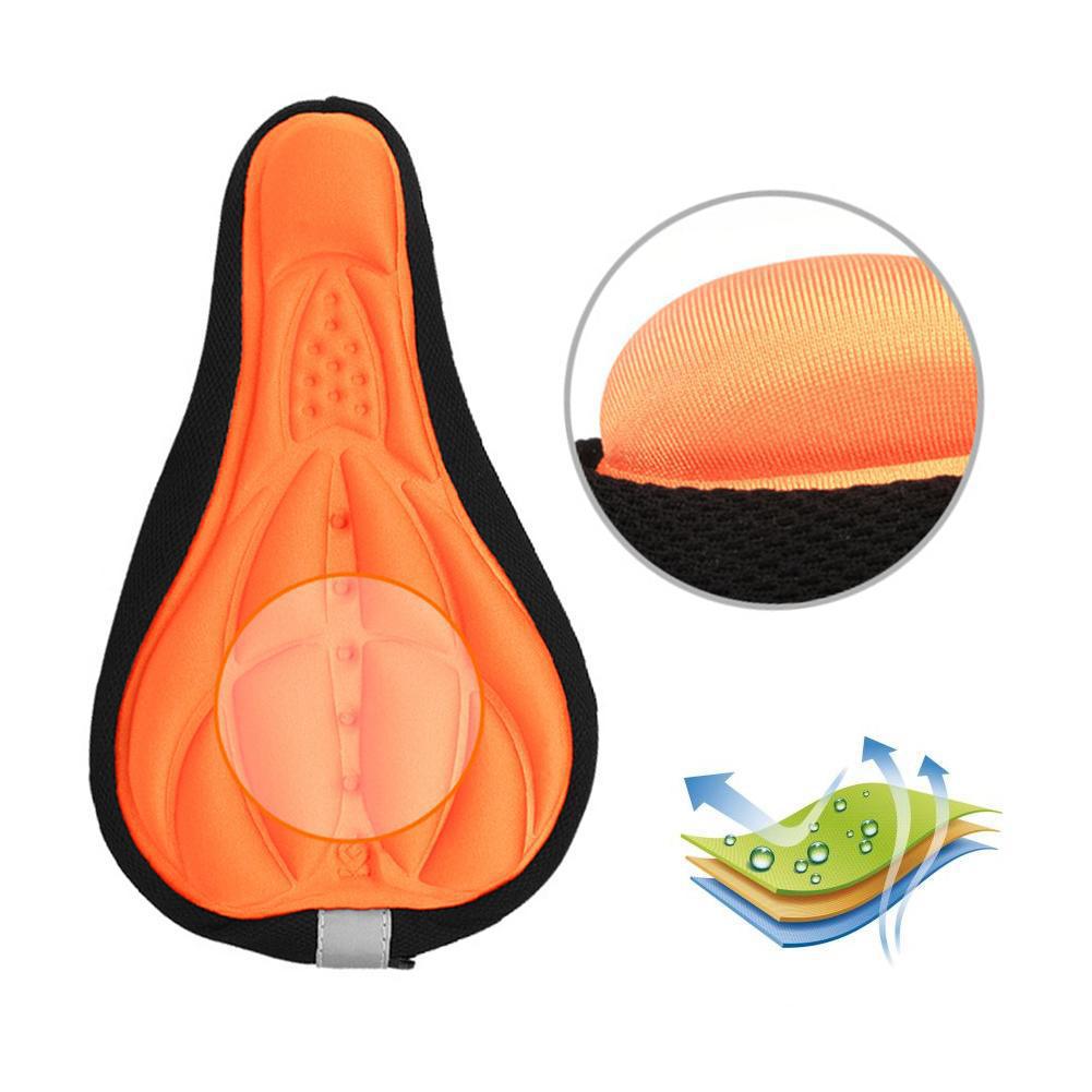 New 3D Bicycle Saddle Soft Cover Comfort Breathable Sponge Foam