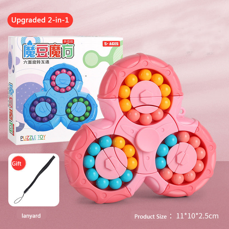 Rotating Magical Bean Cube Fingertip Toy