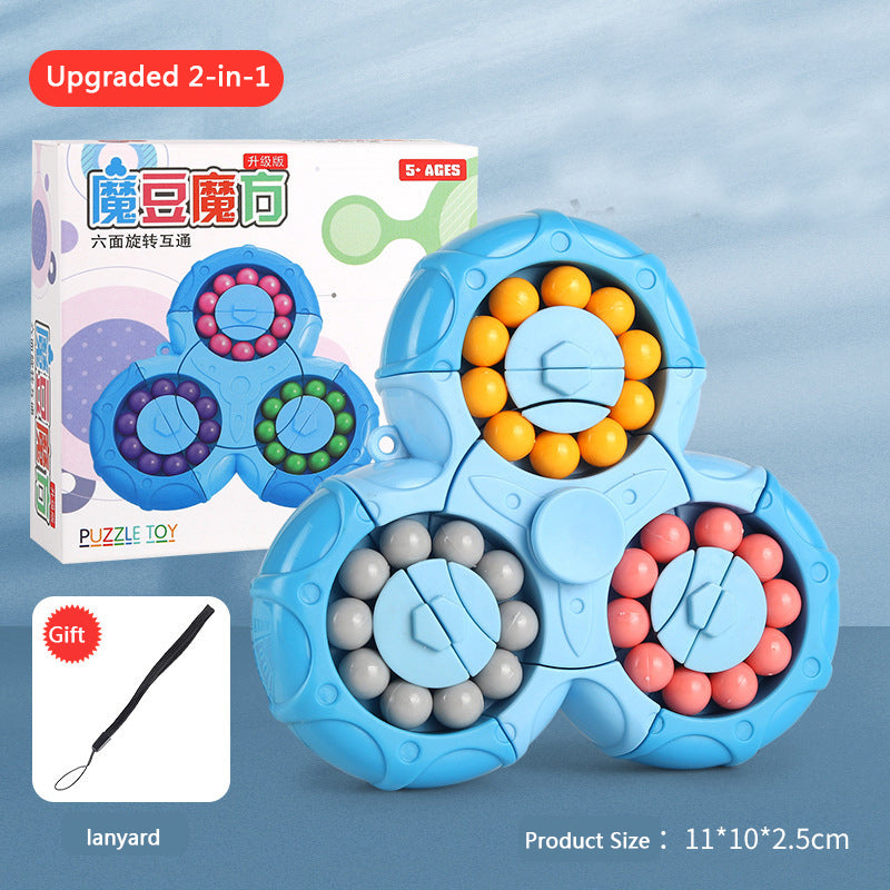 Rotating Magical Bean Cube Fingertip Toy