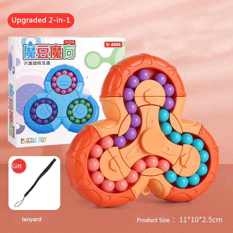 Rotating Magical Bean Cube Fingertip Toy