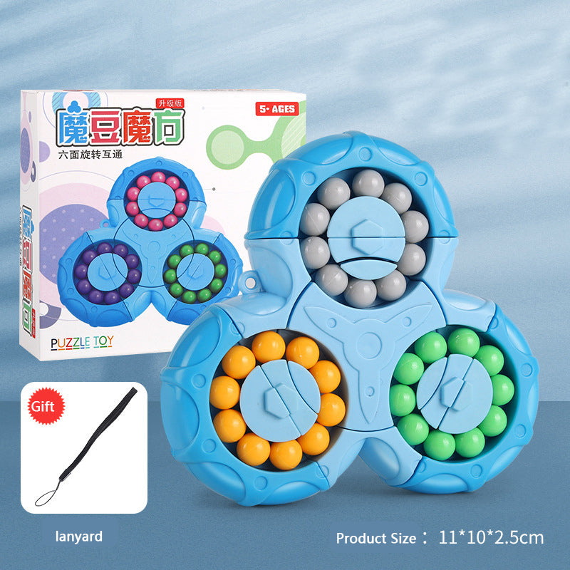 Rotating Magical Bean Cube Fingertip Toy
