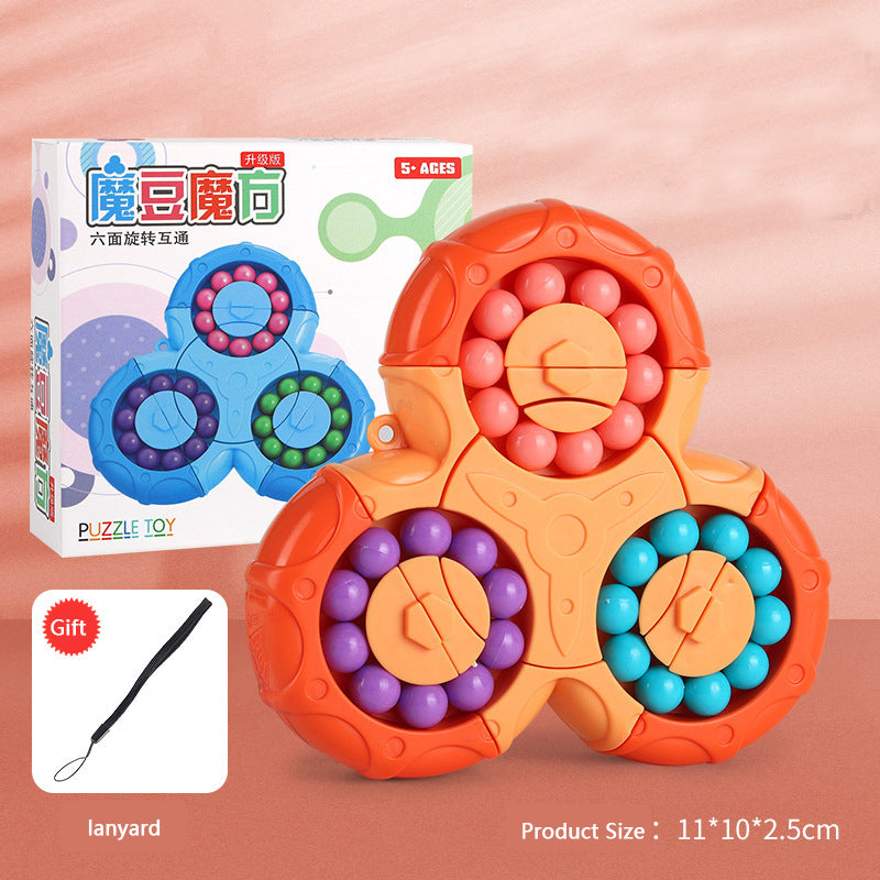 Rotating Magical Bean Cube Fingertip Toy