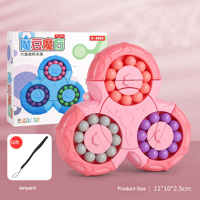 Rotating Magical Bean Cube Fingertip Toy