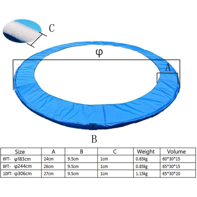 Trampoline Protection Mat Trampoline Safety Pad Round