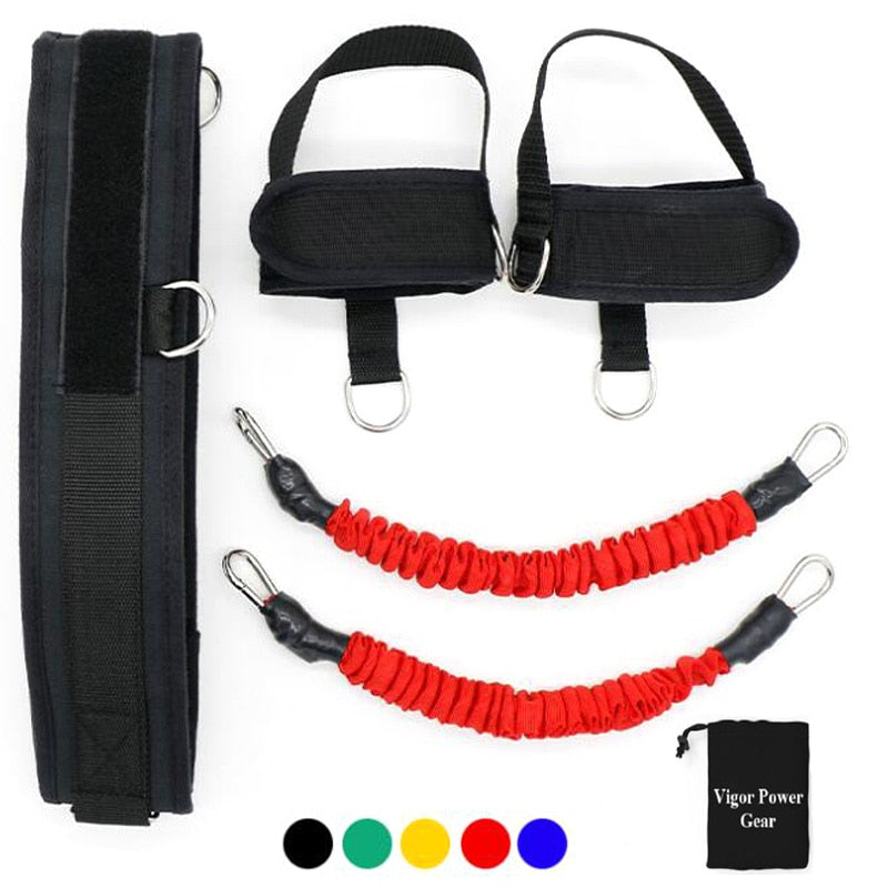 Waist Belt Ankle Straps for Boxing Training Leg Arm Taekwondo Crossfit Jump