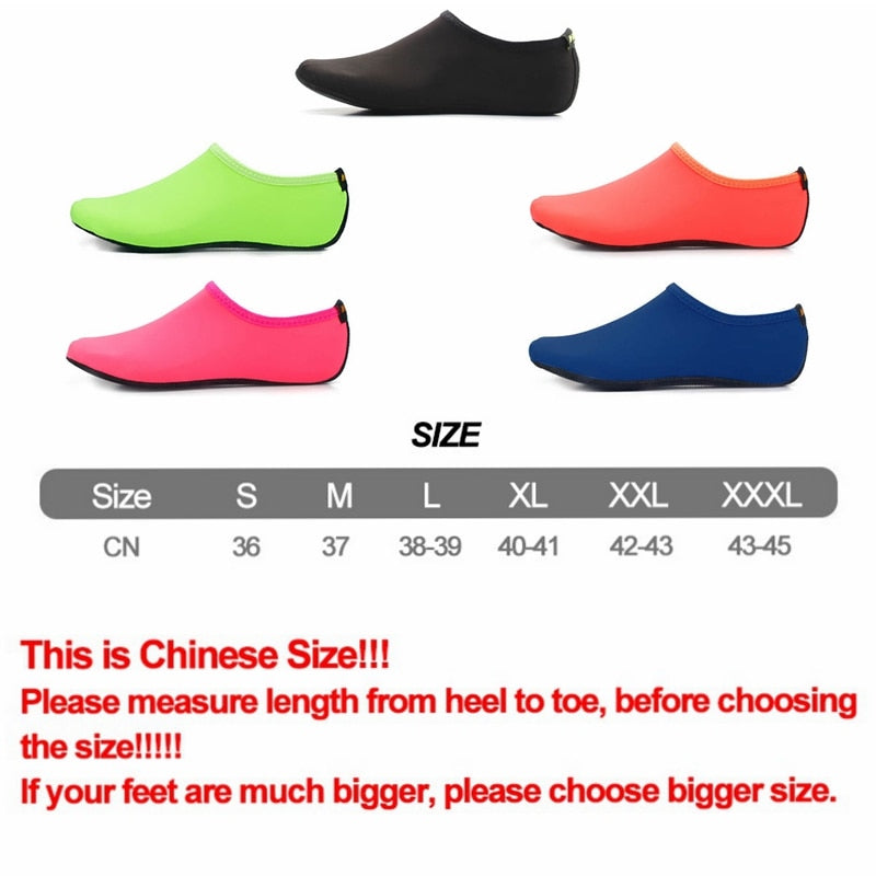 Water Shoes Swimming Shoes Men Women Solid Color Summer