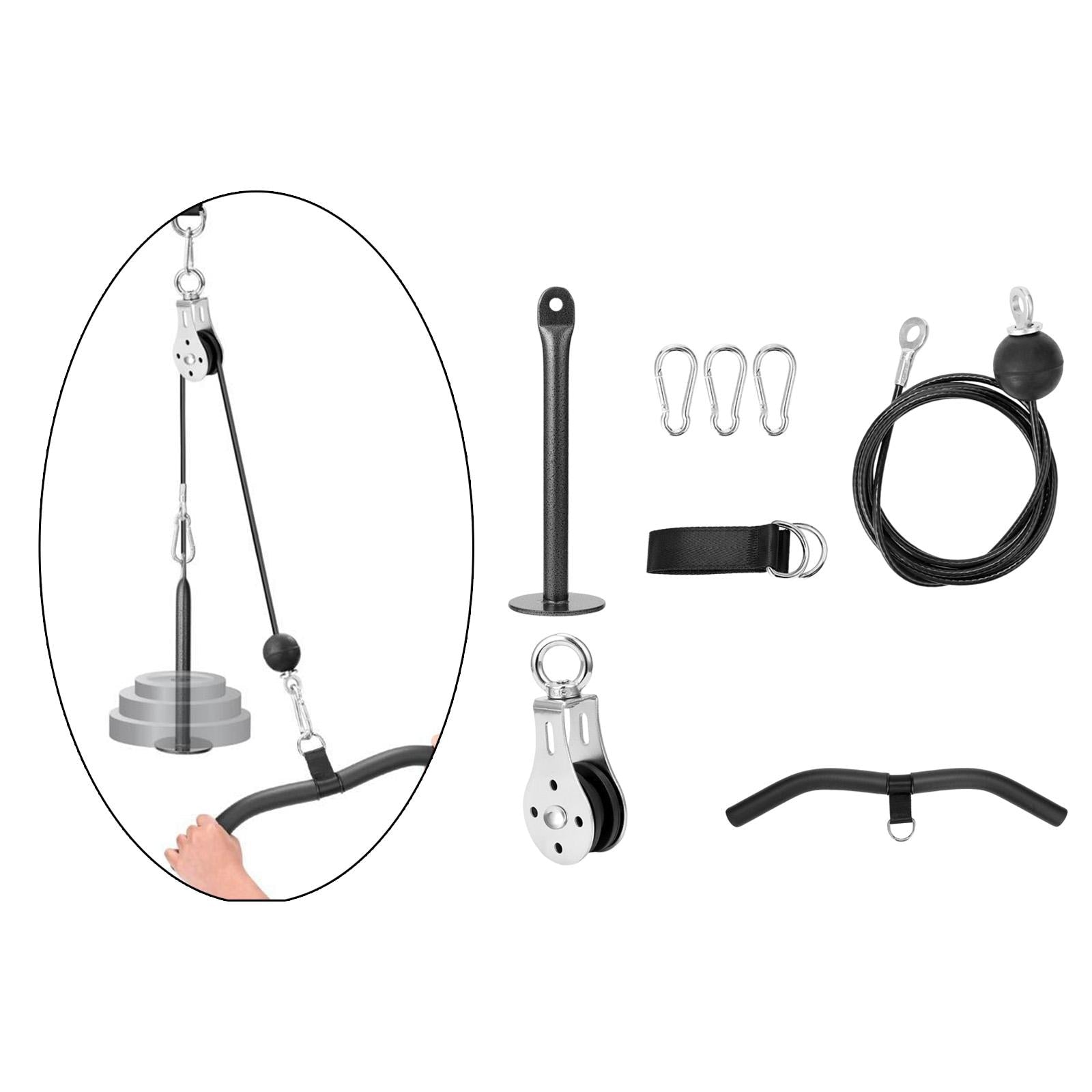 LFJ LAT Pull Down and Lift Weight Pulley System Cable