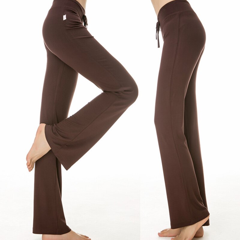 Womens Yoga Pants Wide Leg Comfy Drawstring