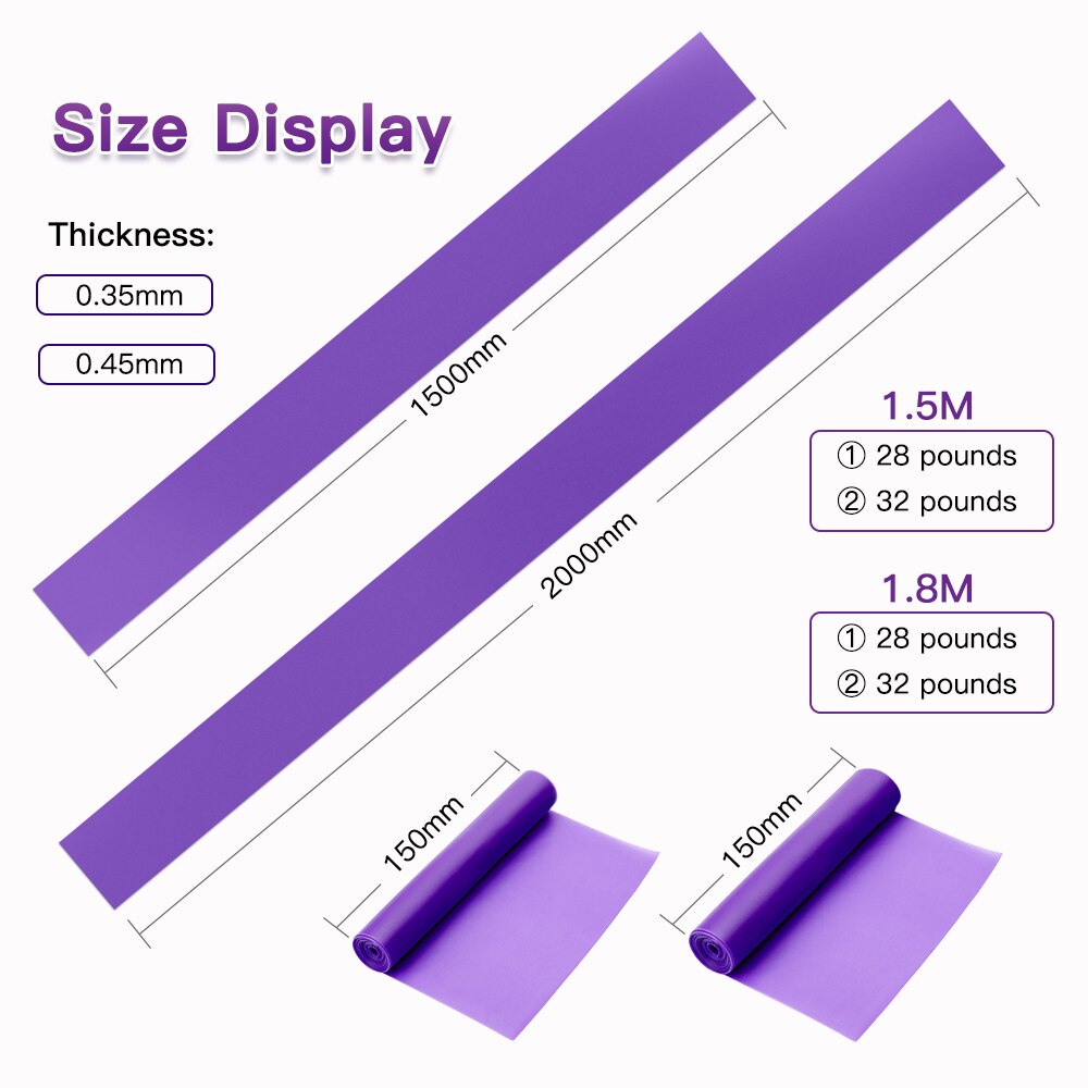 Elastic Yoga Pilates Rubber Stretch Exercise